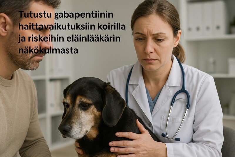 Gabapentiini koiralle – yleisimmät haittavaikutukset ja riskit