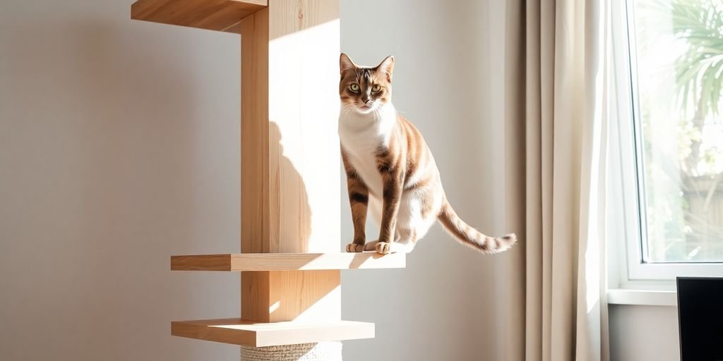 Kissan kiipeilyseinä – tilaa säästävä vaihtoehto kiipeilypuulle