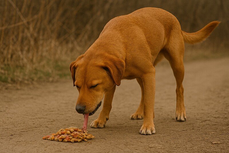 Koira oksentaa sulamatonta ruokaa – mitä se tarkoittaa ja milloin huolestua?
