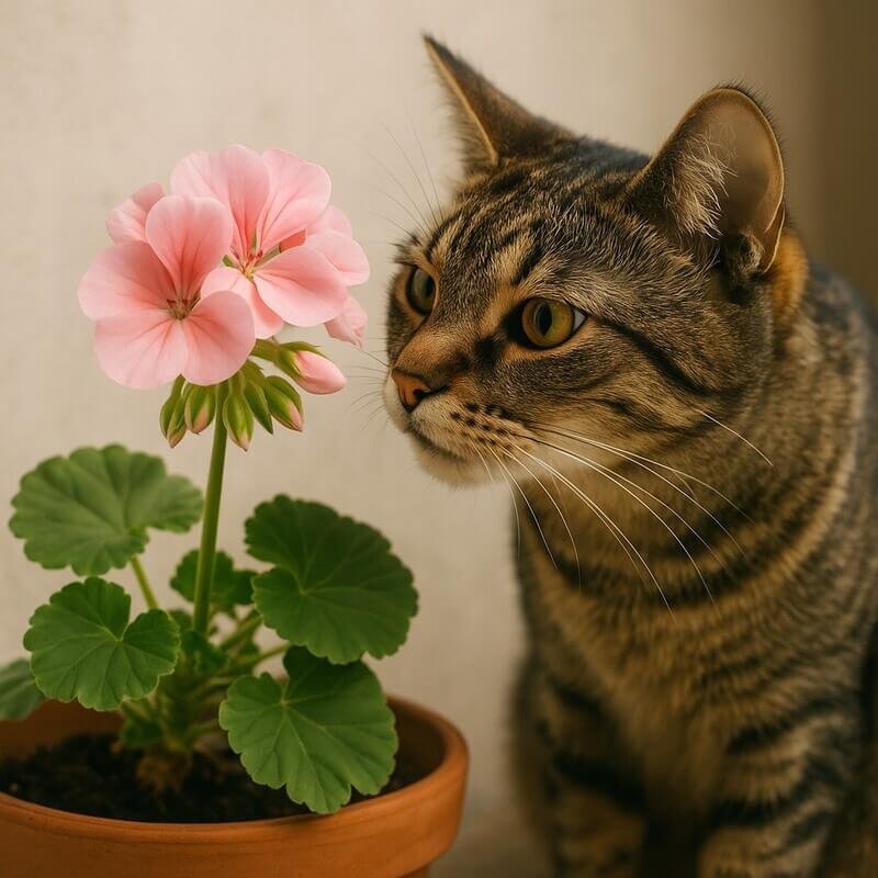 Onko pelargonia myrkyllinen kissalle?
