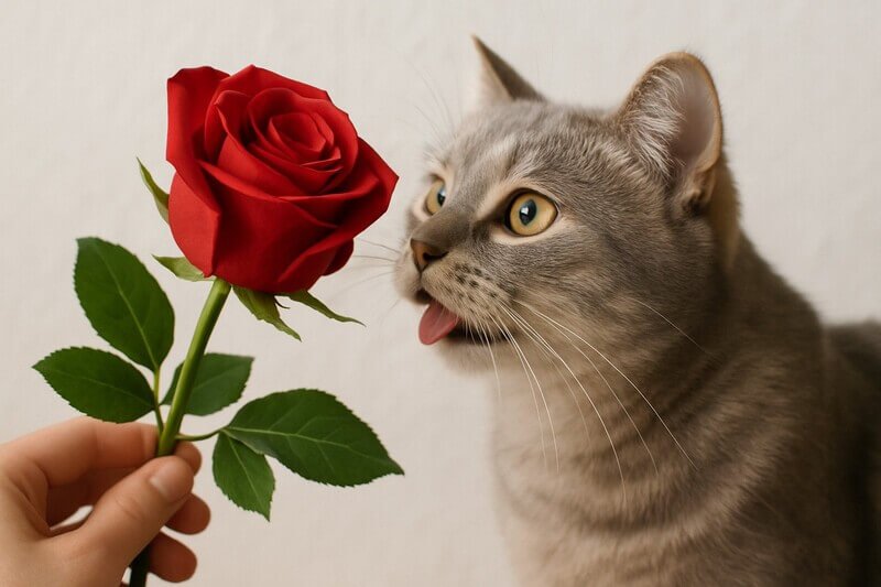 Onko ruusu myrkyllinen kissalle?