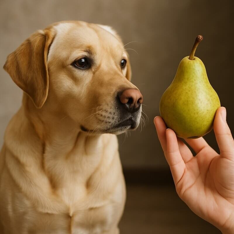 Saako koira syödä päärynää?
