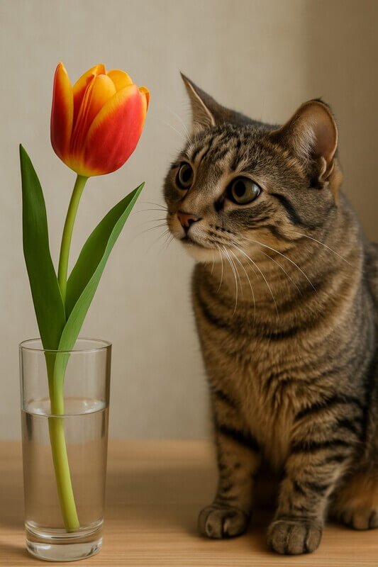 Onko tulppaani myrkyllinen kissalle?