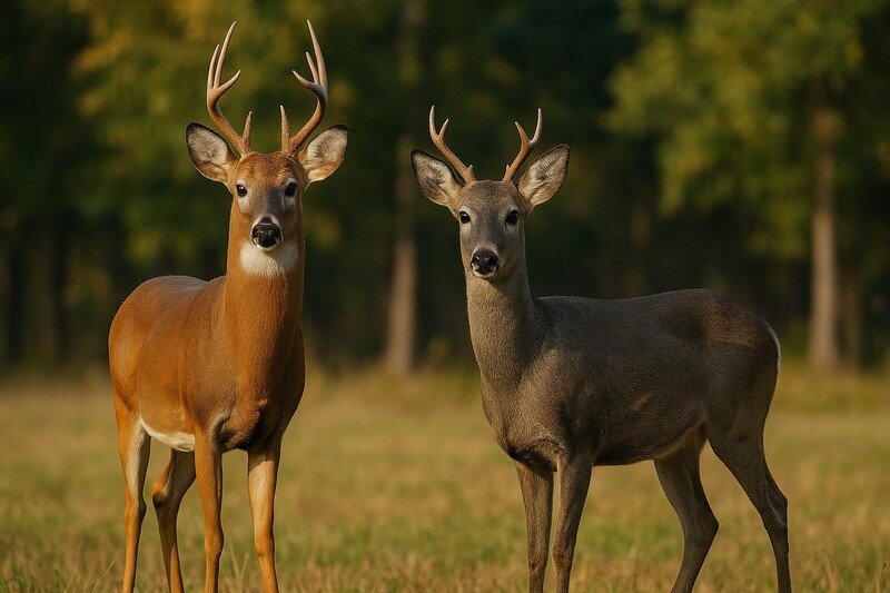 Valkohäntäkauris vai peura – mikä ero näillä eläimillä oikeasti on?